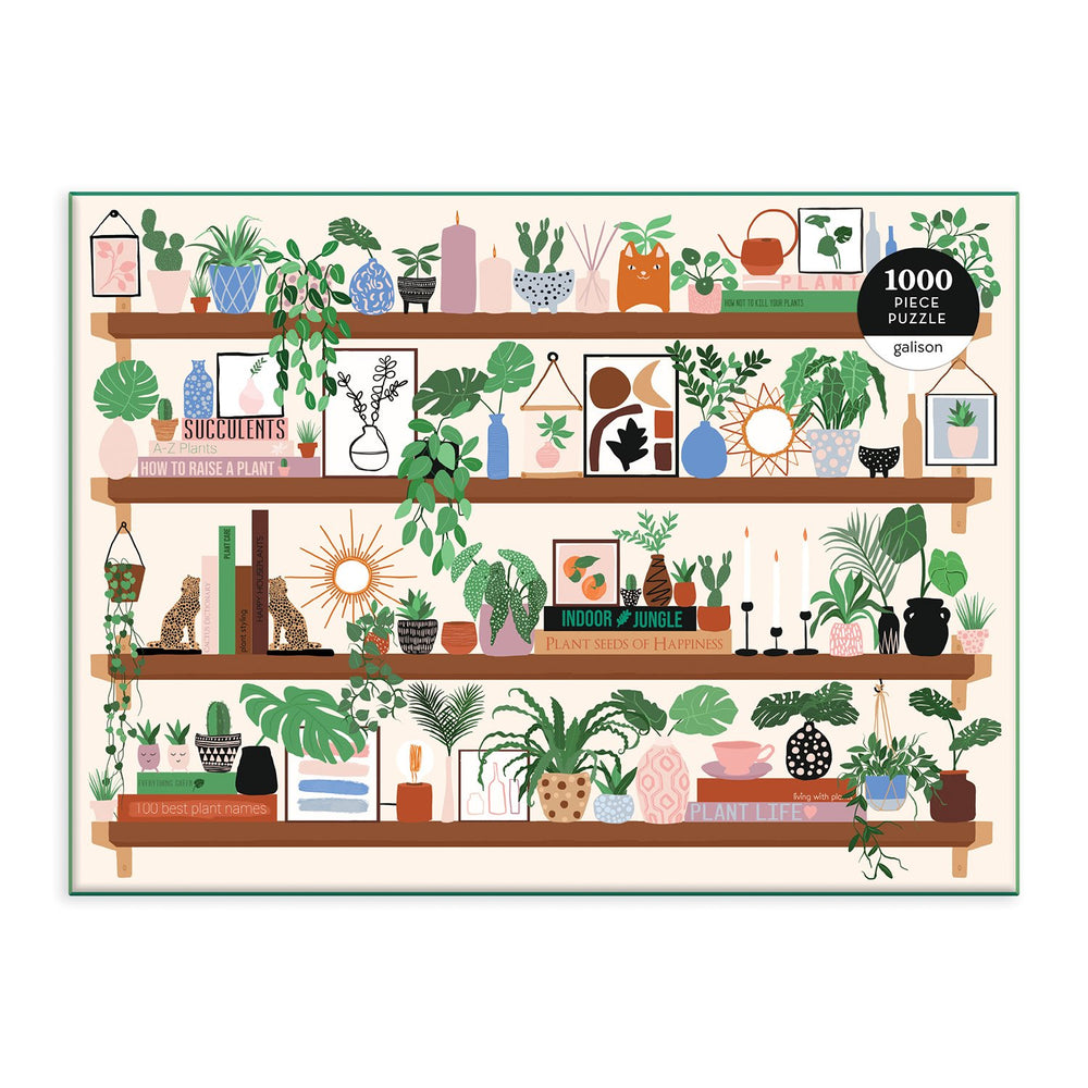 Plant Shelfie 1000 Piece Puzzle 1000 Piece Puzzles Galison 