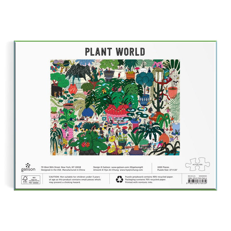 Plant World 1000 Piece Puzzle 1000 Piece Puzzles Hye Jin Chung 