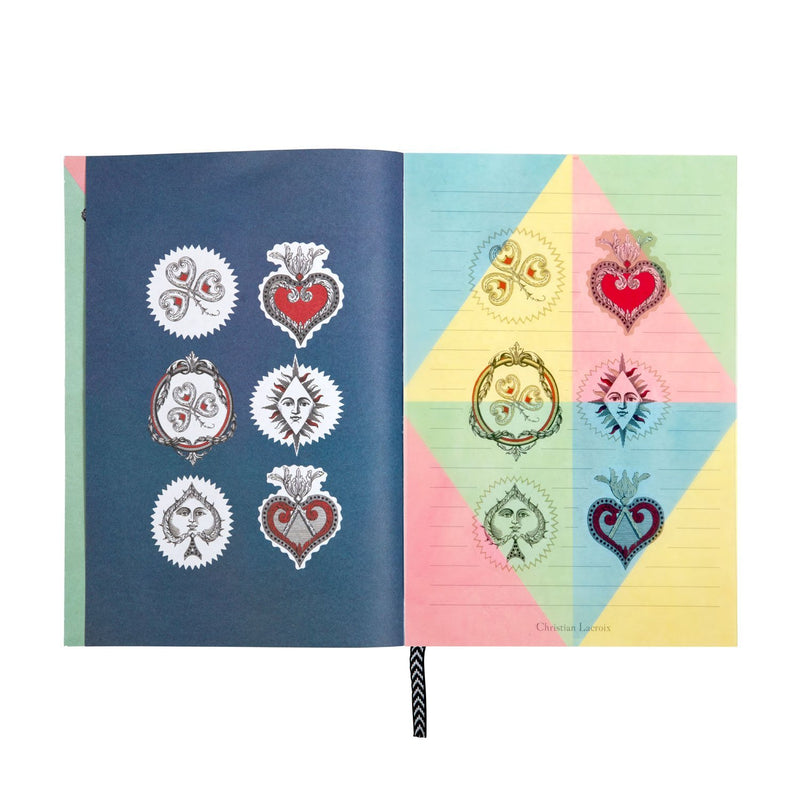 Poker Face A5 Layflat Notebook Christian Lacroix Notebooks and Journals Christian Lacroix 