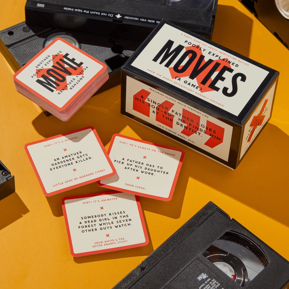 Poorly Explained Movies Game Card Games Brass Monkey 