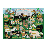 Presidents' Pets 2000 Piece Puzzle Galison 