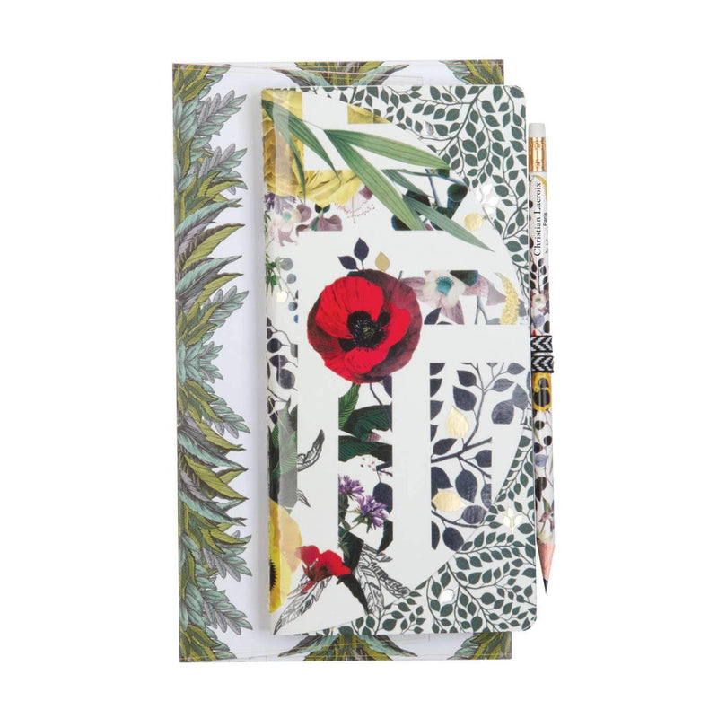 Primavera Notebook In Pouch With Pen Christian Lacroix Notebooks and Journals Christian Lacroix 
