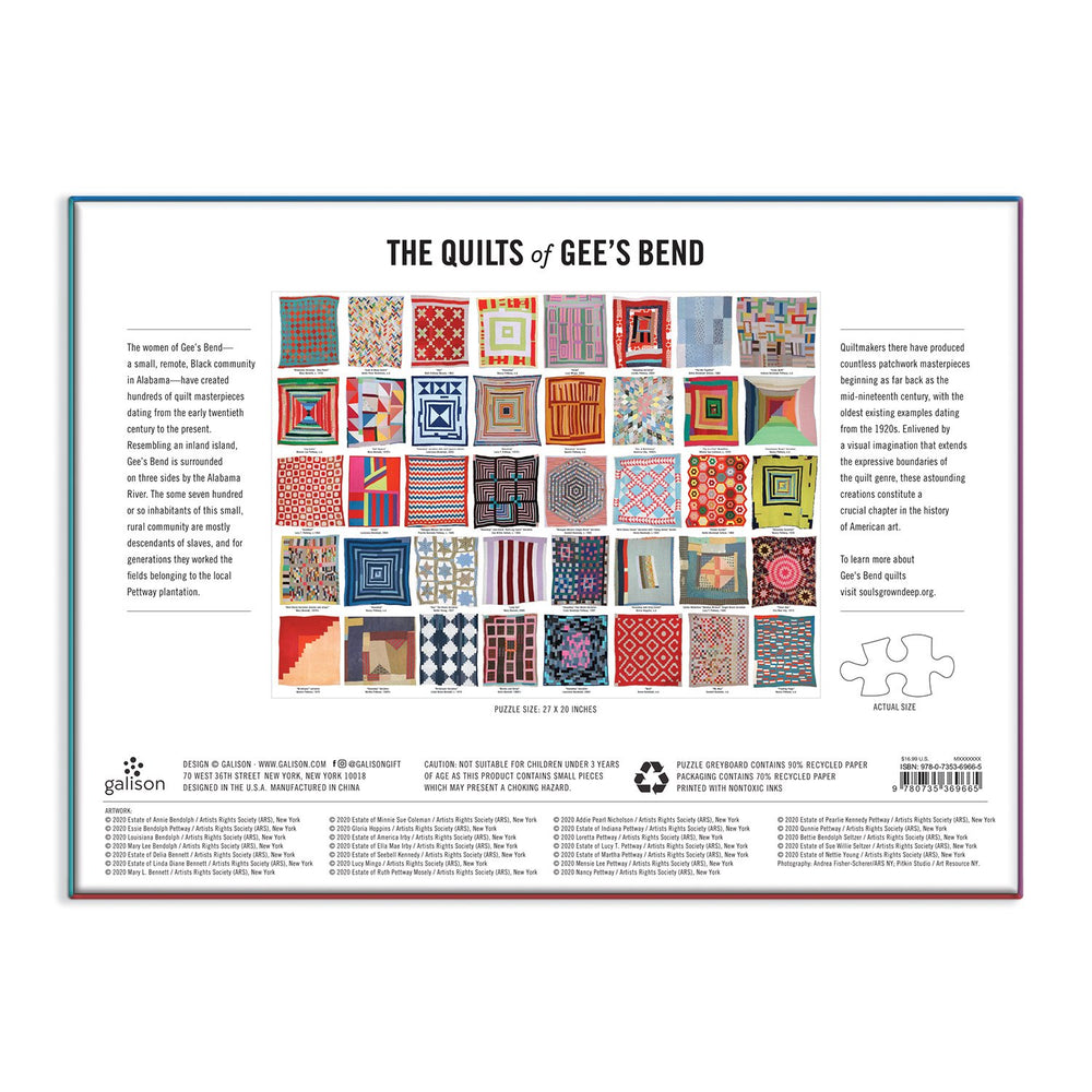 Quilts of Gee's Bend 1000 Piece Puzzle Galison