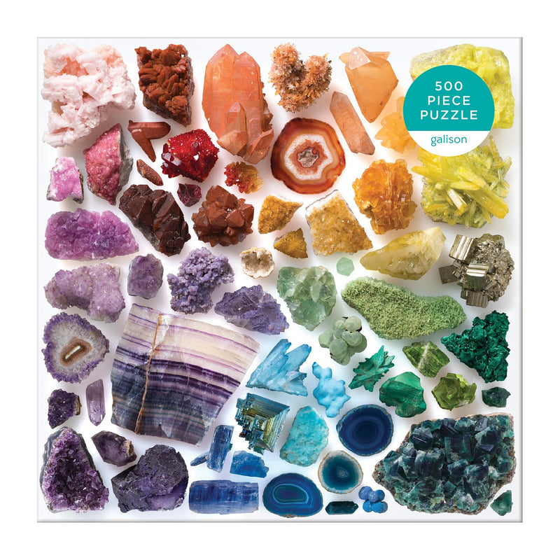 Rainbow Crystals 500 Piece Puzzle 500 Piece Puzzles Galison 