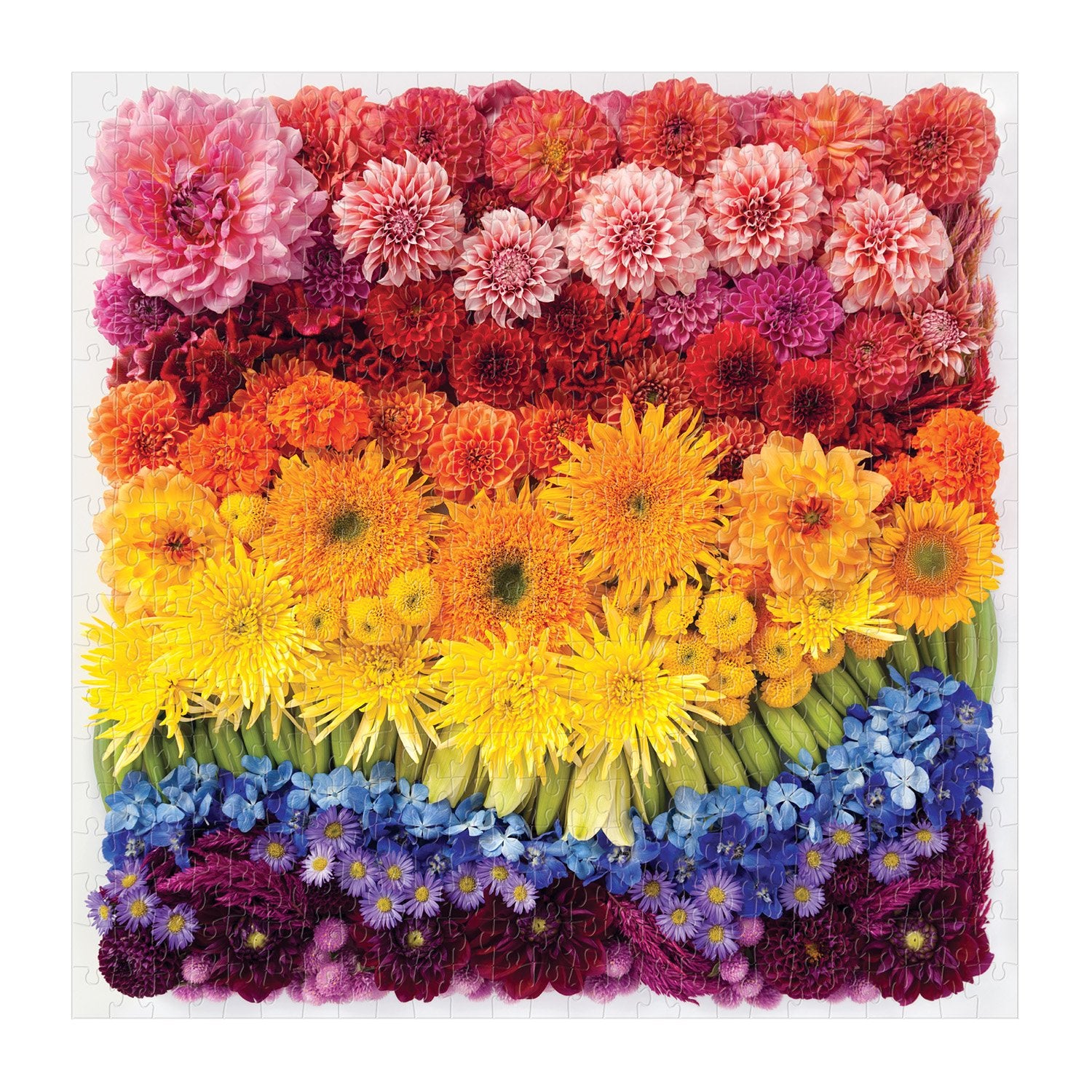 ❤️花材✨たっぷりrainbow❤︎summerセット✨ Rainbow Summer Flowers 500-Piece Puzzle | Galison