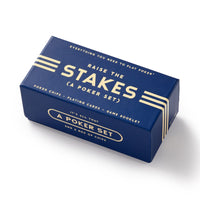 Raise The Stakes Poker Game Set Card Games Brass Monkey 