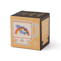 Rise & Sigh Pedestal Mug Brass Monkey 