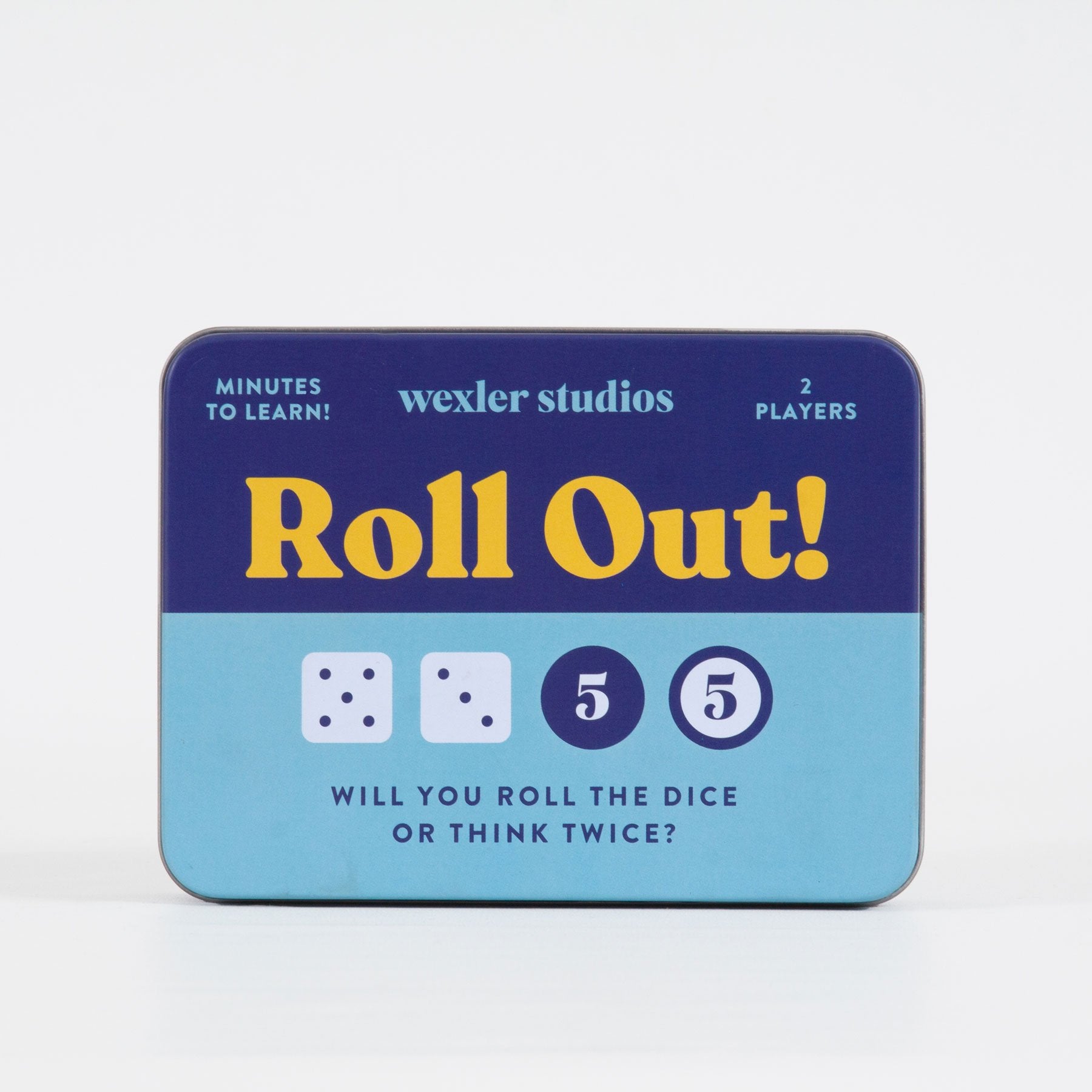 Gioco Di Dadi Roll Out! Blowout – Galison Wexler Studios, In Scatola Di Latta, Per 2-4 Giocatori