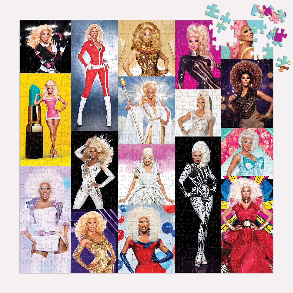 RuPaul's Drag Race 500 Piece Jigsaw Puzzle 500 Piece Puzzles World of Wonder Productions Inc. 