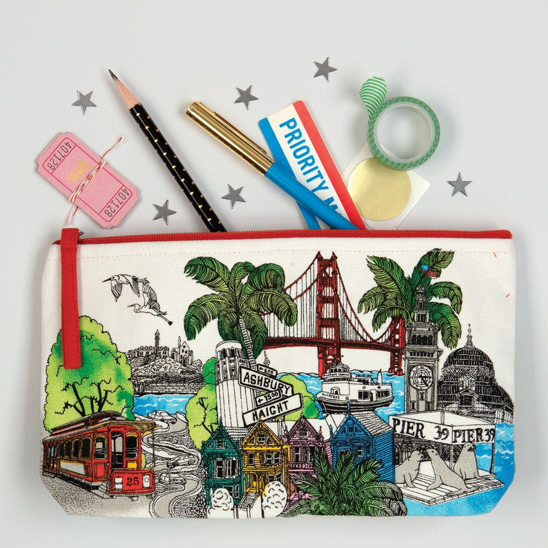 San Francisco Handmade Pouch Handmade Pouches Galison 