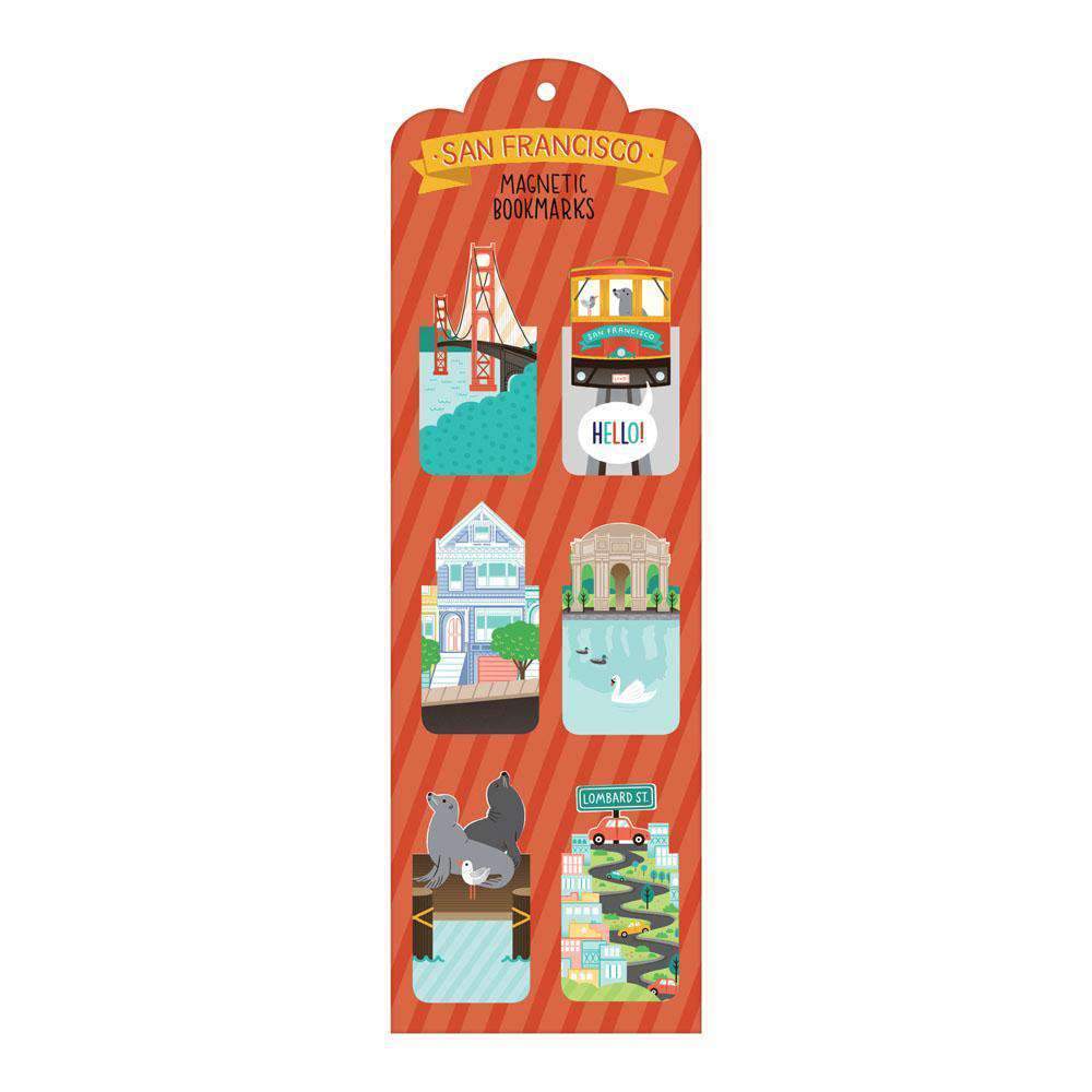 San Francisco Magnetic Bookmarks Bookmarks Galison 
