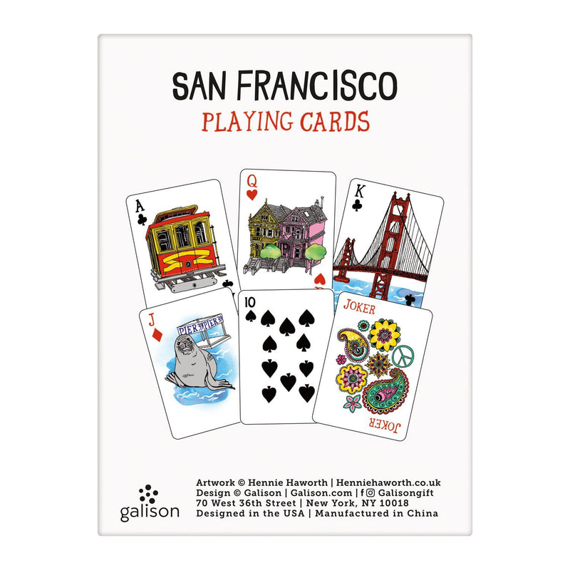 San Francisco Playing Cards Playing Cards Galison 