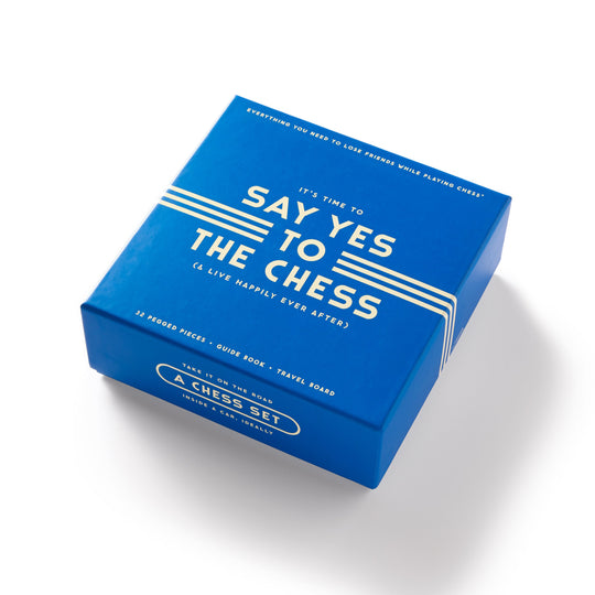 Say Yes To The Chess Game Set Galison 