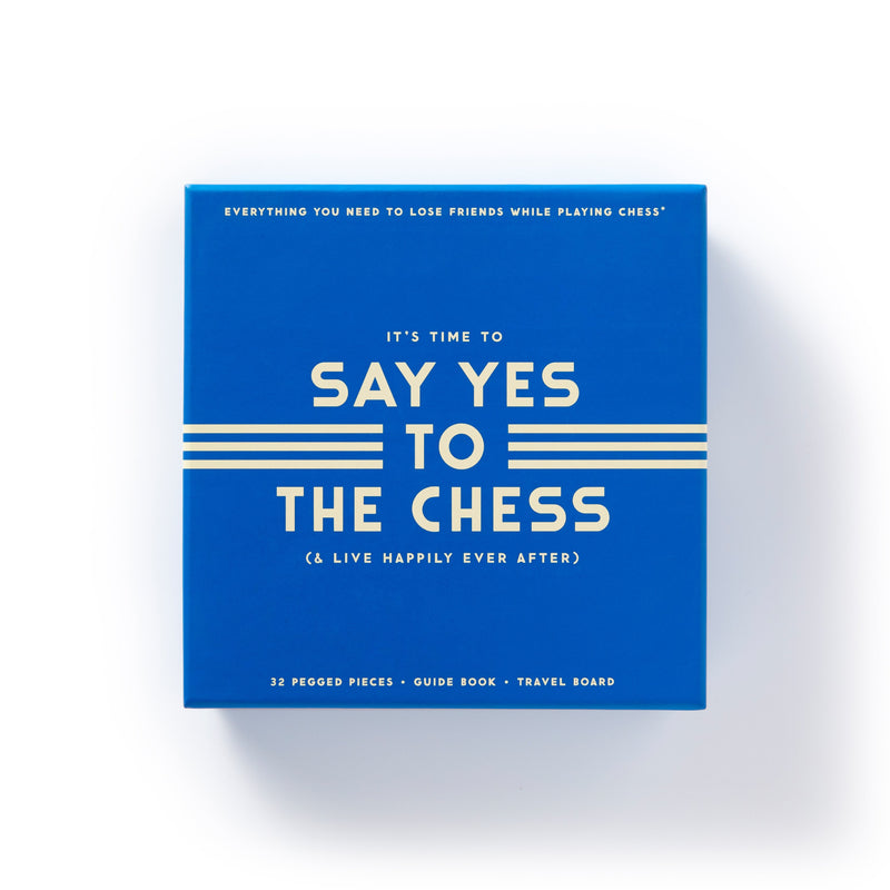 Say Yes To The Chess Game Set Galison 