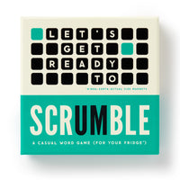 Scrumble Magnetic Fridge Game Board Games Brass Monkey 