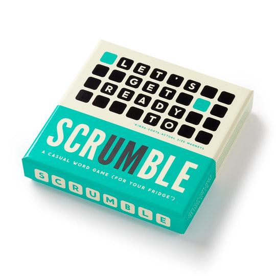 Scrumble Magnetic Fridge Game Board Games Brass Monkey 