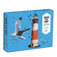 Seas The Day 2 in 1 Shaped Puzzle Shaped Puzzles Galison 