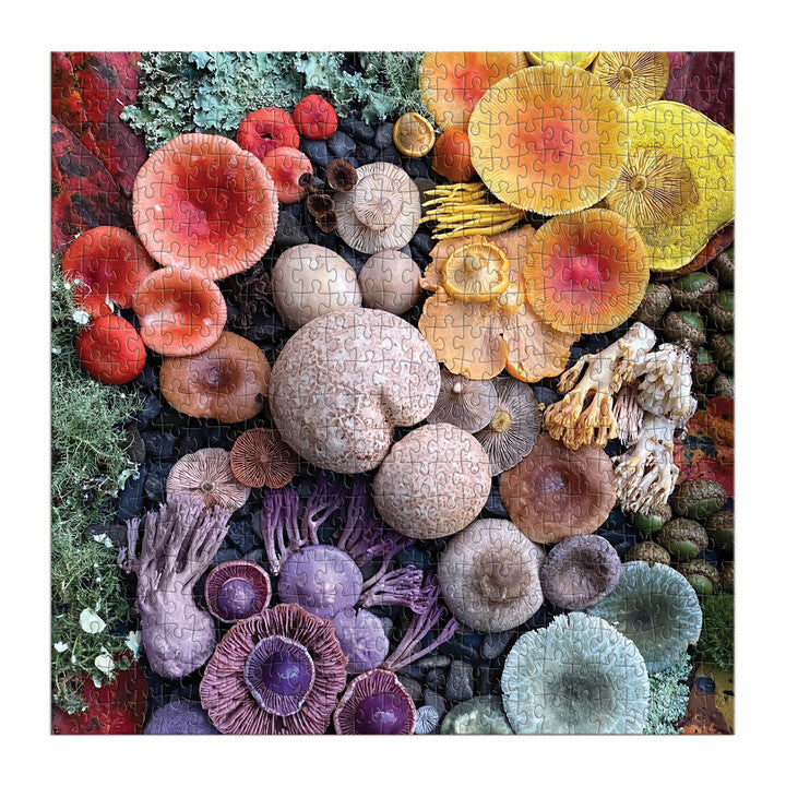 Shrooms in Bloom 500 Piece Puzzle Puzzles Heather Brooks 