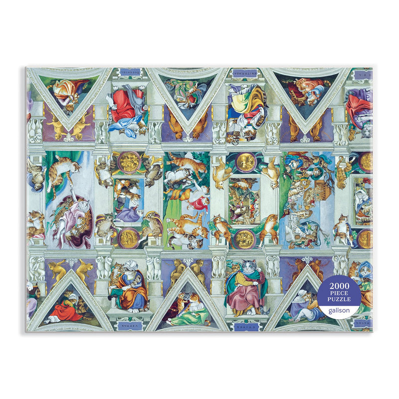 Sistine Chapel Ceiling Meowsterpiece of Western Art 2000 Piece