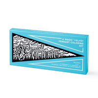 Small Victories Magic Velvet Pennant Coloring Set Brass Monkey 