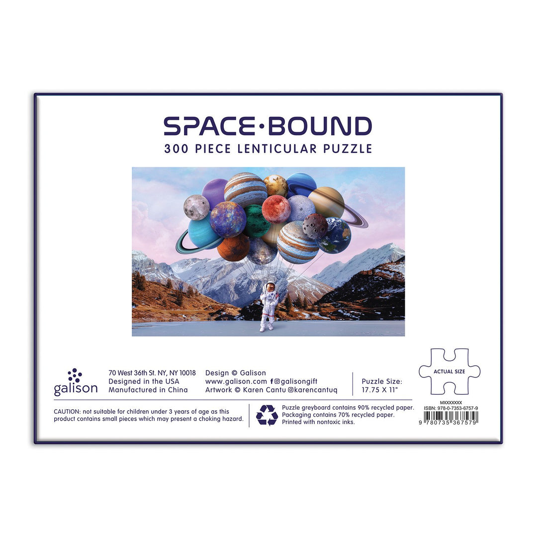 Space Bound 300 Piece Lenticular Puzzle 300 Piece Lenticular Puzzles Galison 