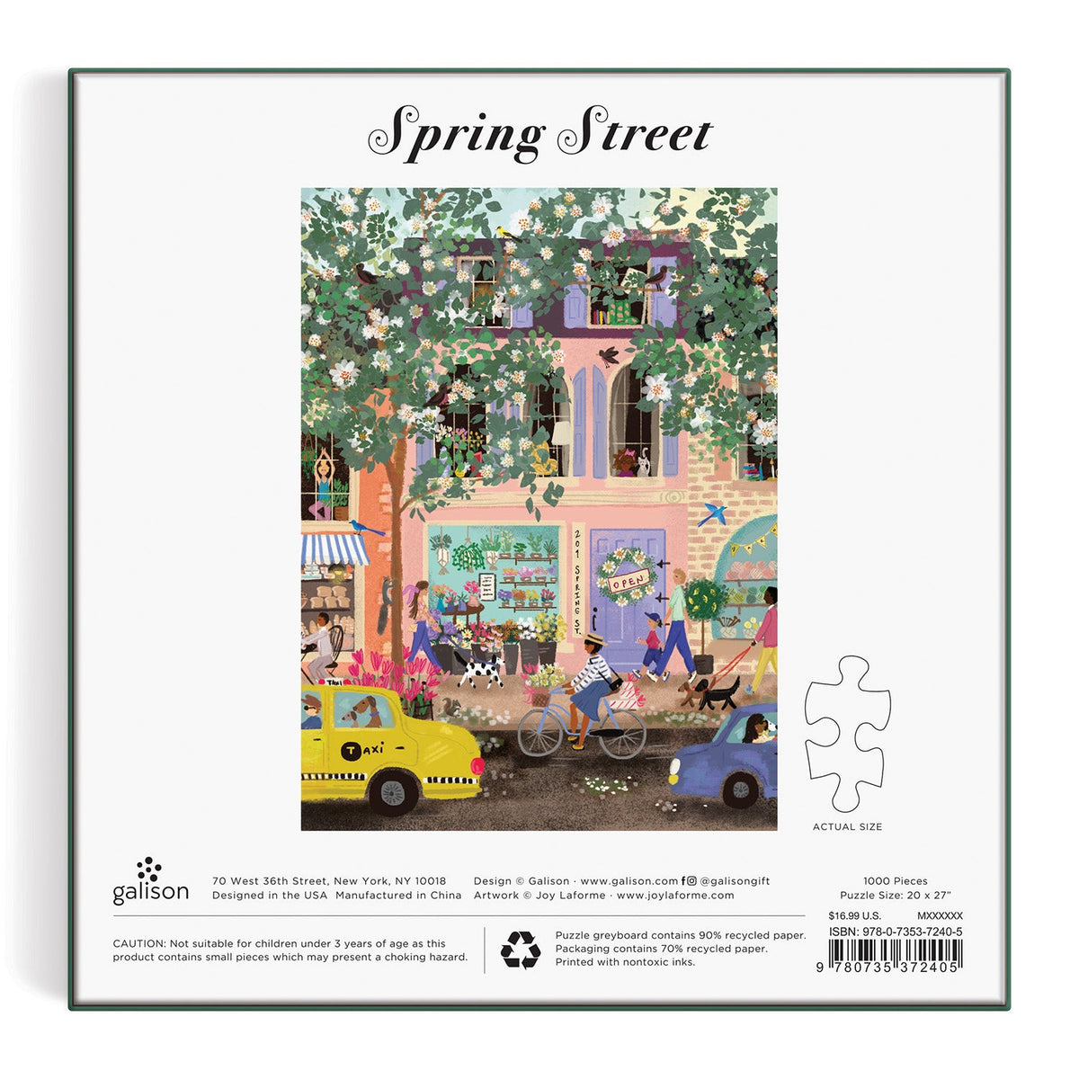 Spring Street 1000 Piece Jigsaw Puzzle 1000 Piece Puzzles Galison 