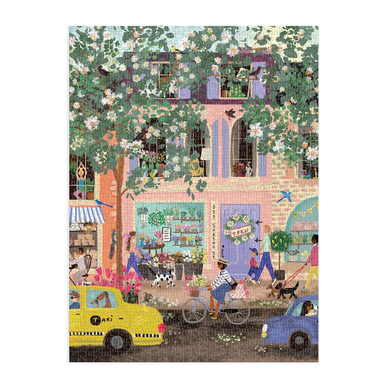 Spring Street 1000 Piece Jigsaw Puzzle – Galison