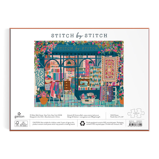 Stitch by Stitch 1000 Piece Puzzle 1000 Piece Puzzles Victoria Ball 