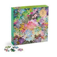 Succulent Mosaic 500 Piece Foil Puzzle Puzzles Mia Charro 