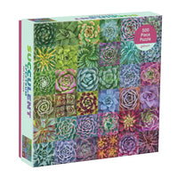 Succulent Spectrum 500 Piece Puzzle 500 Piece Puzzles Galison 
