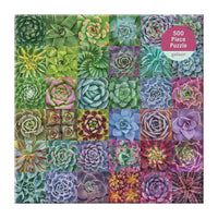 Succulent Spectrum 500 Piece Puzzle 500 Piece Puzzles Galison 