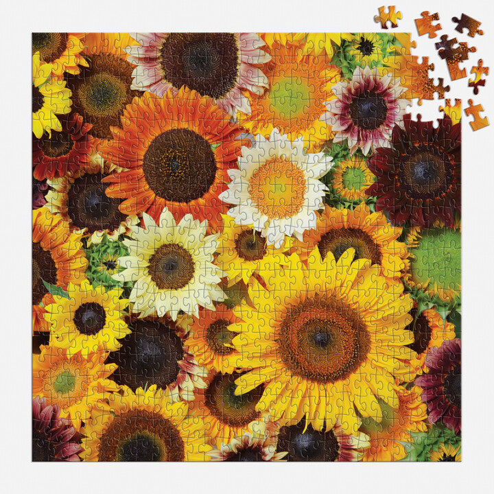 Sunflower Corgi Rectangle Puzzle 500 pcs – Devon Horse Show Souvenirs