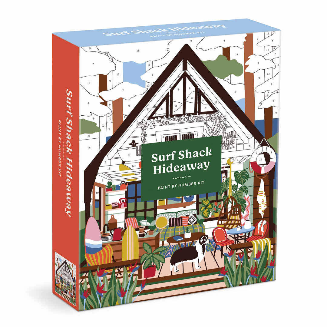 Surf Shack Hideaway 11 x 14 Paint By Number Kit Ceyda Alasar 