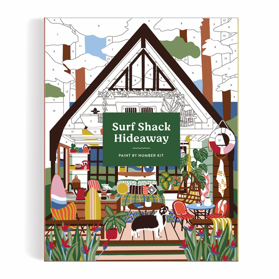 Surf Shack Hideaway 11 x 14 Paint By Number Kit Ceyda Alasar 