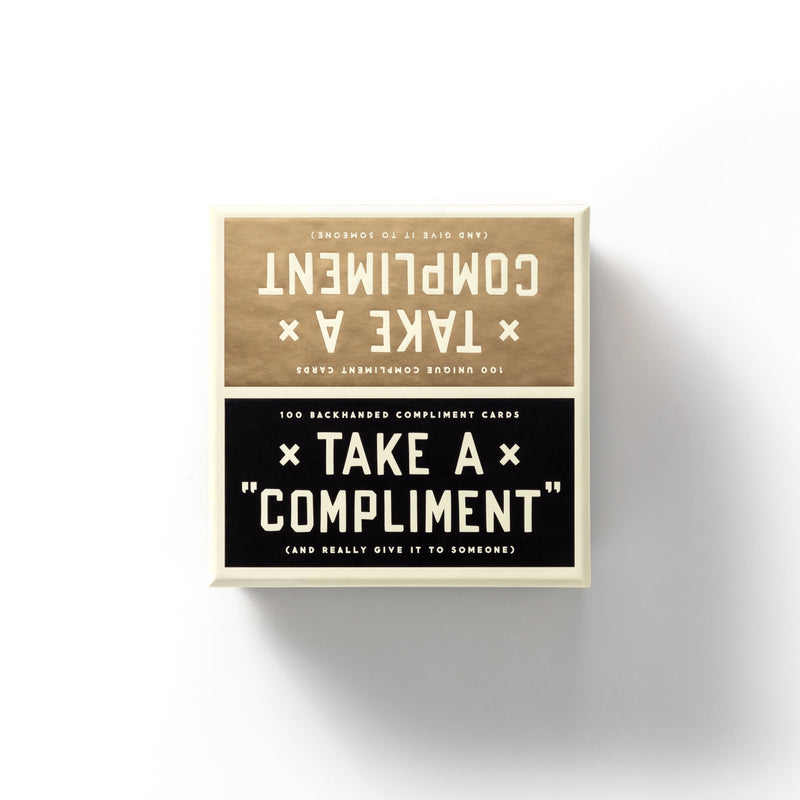Take a Compliment Card Set Playing Cards Brass Monkey 