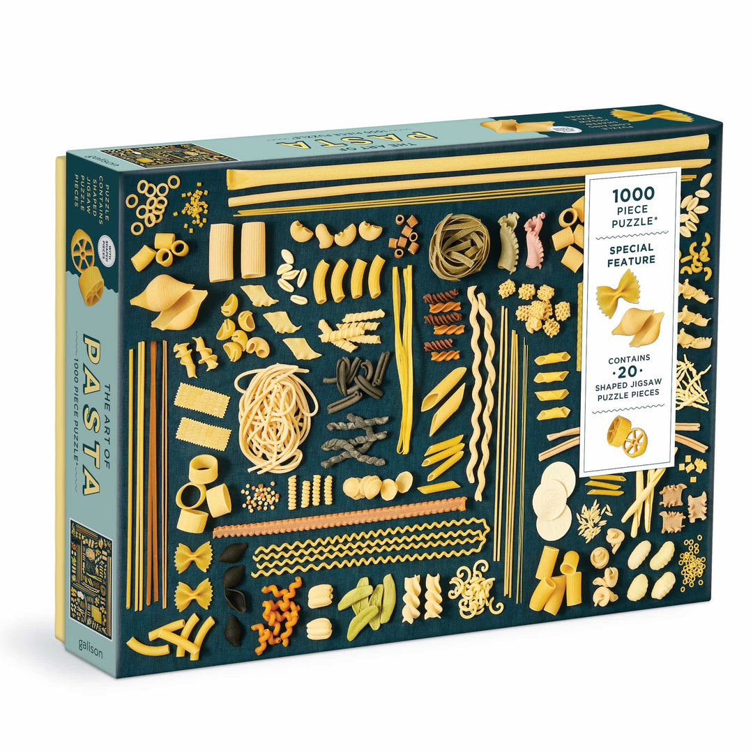 The Art of Pasta 1000 Piece Puzzle with Shaped Pieces Lucy Schaeffer 