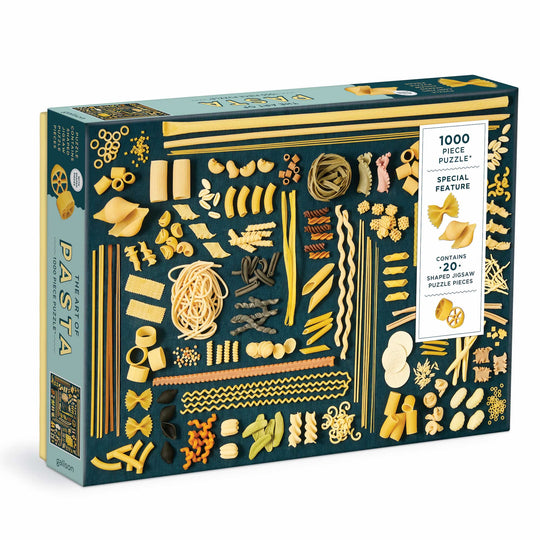 The Art of Pasta 1000 Piece Puzzle with Shaped Pieces Lucy Schaeffer 