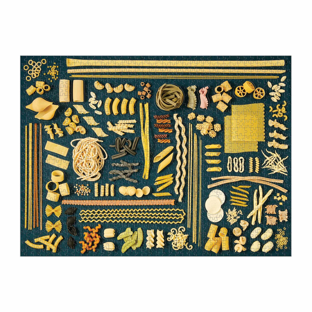 The Art of Pasta 1000 Piece Puzzle with Shaped Pieces Lucy Schaeffer 