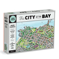 The City By the Bay 1000 Piece Maze Puzzle Galison 