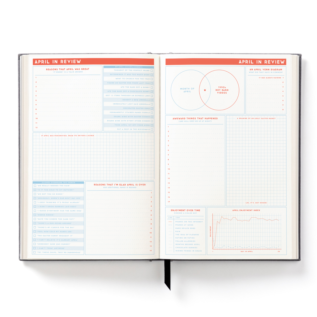 The Perpetually Late Show Undated Standard Planner Planners Brass Monkey 