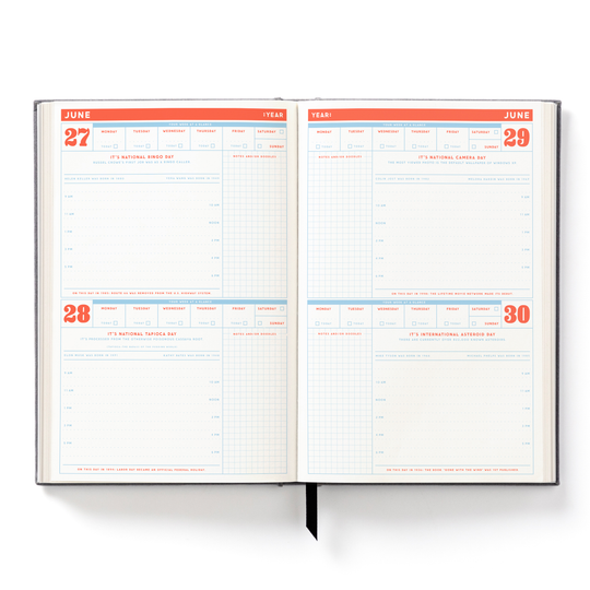 The Perpetually Late Show Undated Standard Planner Planners Brass Monkey 