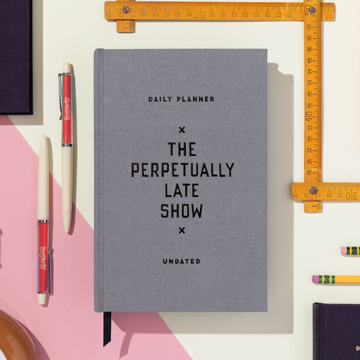 The Perpetually Late Show Undated Standard Planner Planners Brass Monkey 