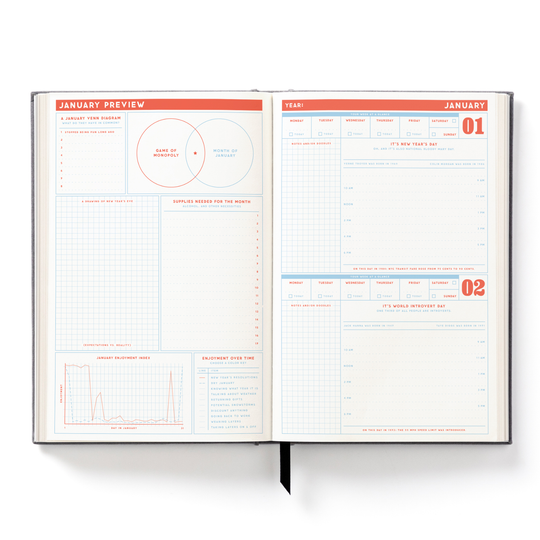 The Perpetually Late Show Undated Standard Planner Planners Brass Monkey 