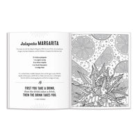 The Power of Positive Drinking Coloring and Cocktail Book Coloring Books Galison 
