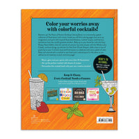 The Power of Positive Drinking Coloring and Cocktail Book Coloring Books Galison 
