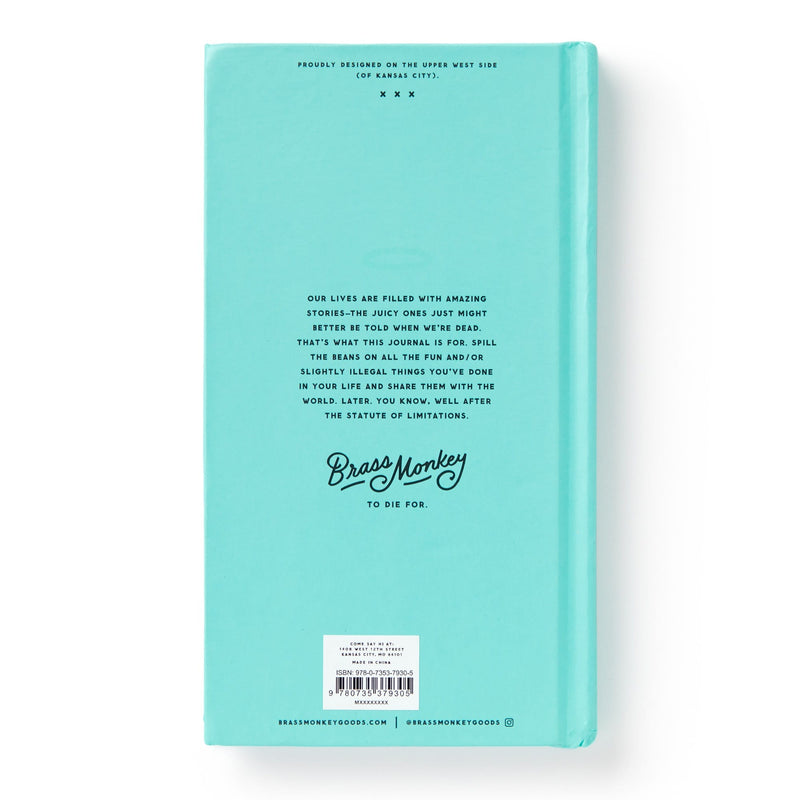 To Be Read Upon My Death Journal Prompted Journal Brass Monkey 