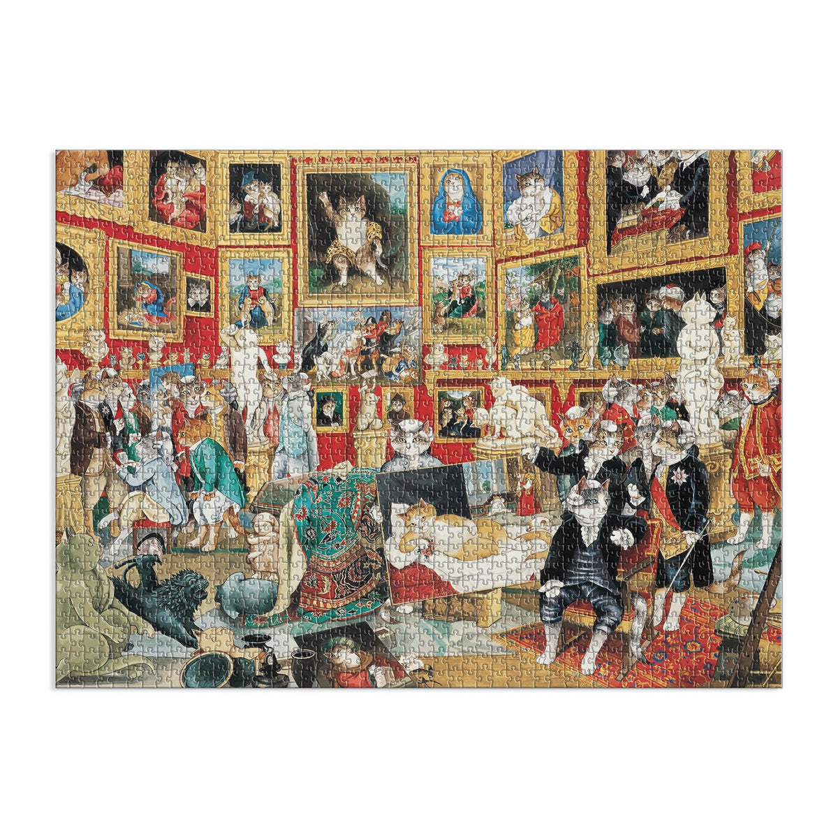 Tribuna of the Uffizi Meowsterpiece of Western Art 1500 Piece Jigsaw Puzzle