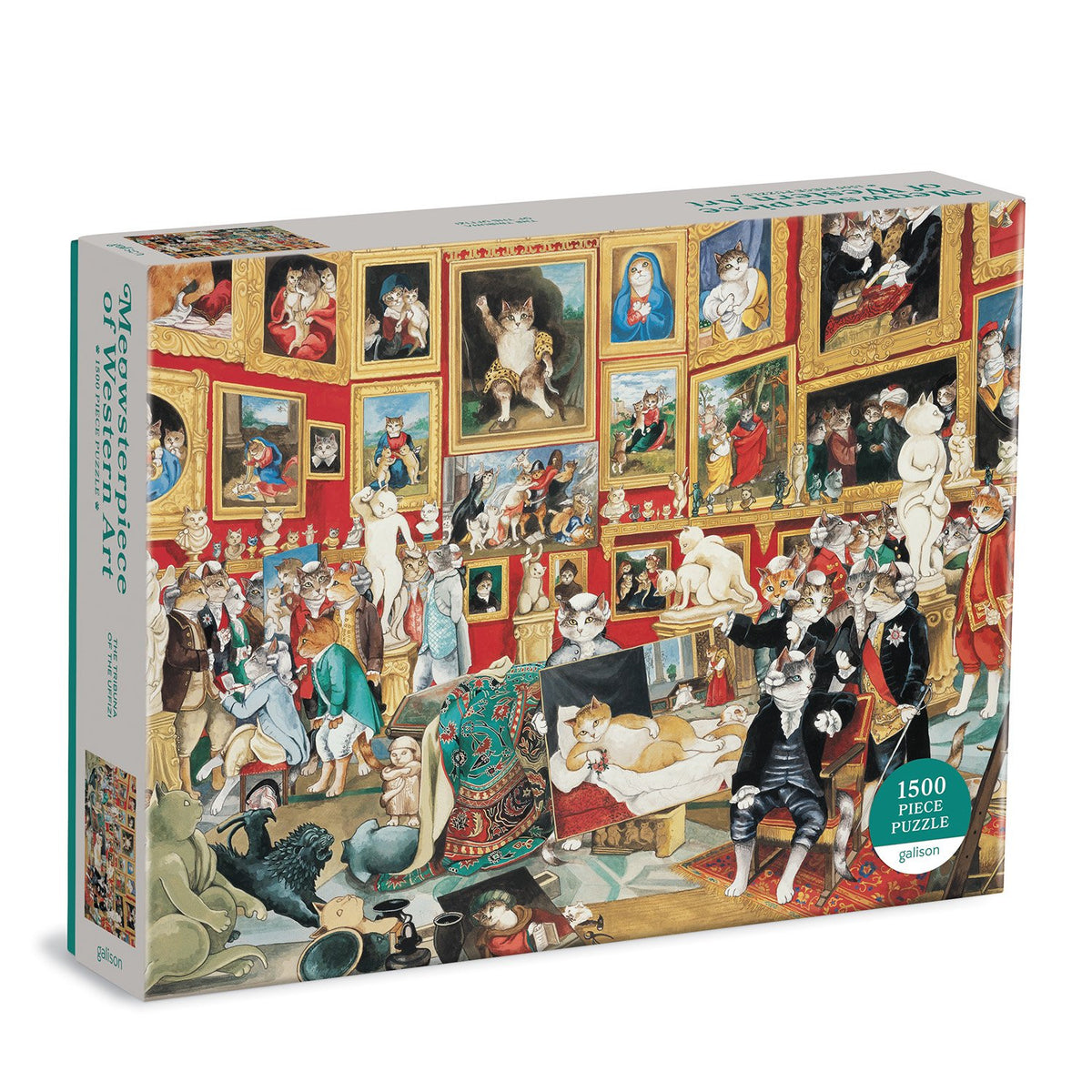 Tribuna of the Uffizi Meowsterpiece of Western Art 1500 Piece