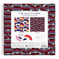 Trina Turk 500 Piece Double Sided Puzzle with Shaped Pieces Galison 