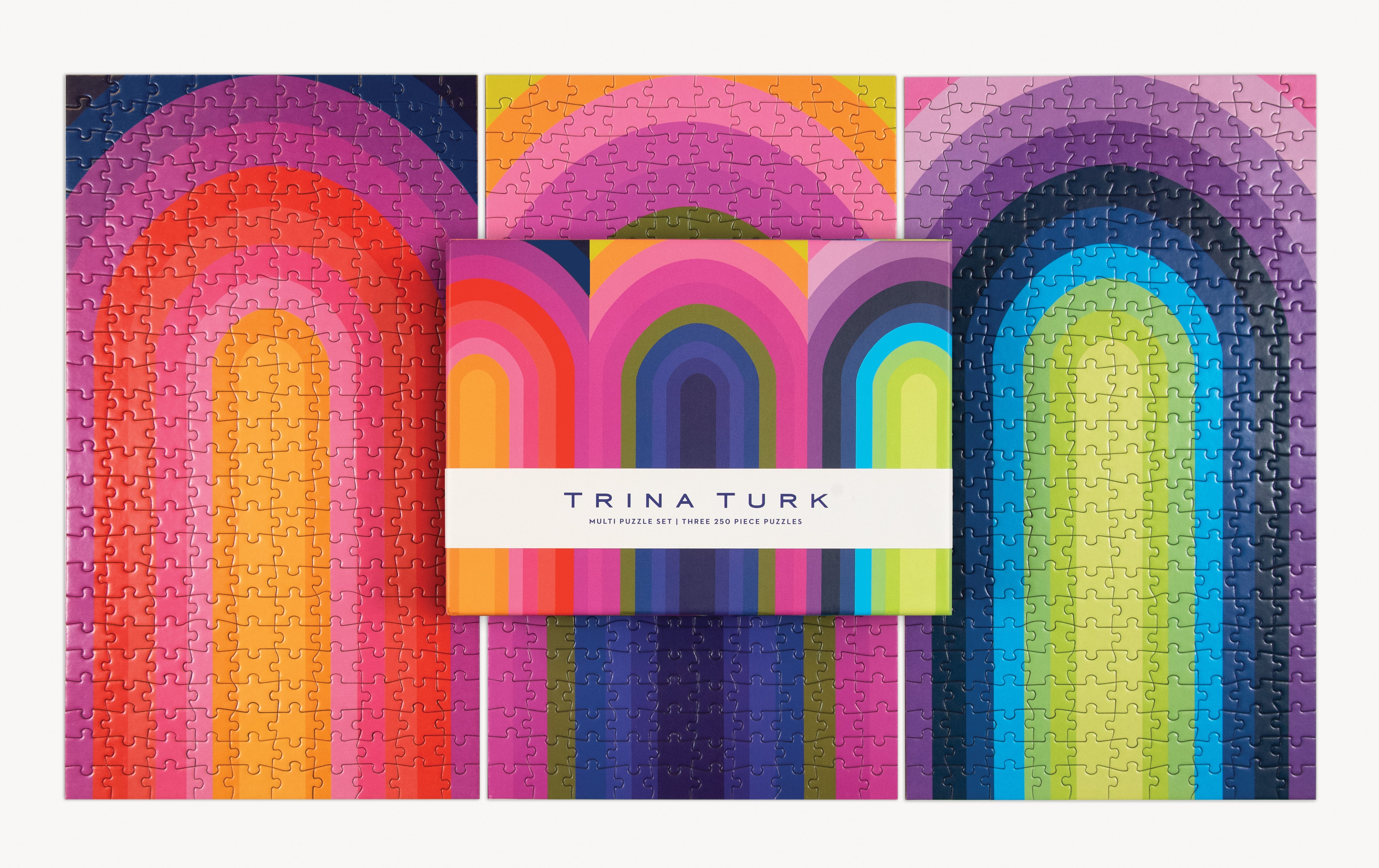 Trina Turk Multi Puzzle Set | 3 x 250-Piece | Galison